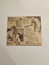 Babe Ruth Pepper Martin George Earnshaw Dizzy Dean Daffy 1935 Baseball Cartoon