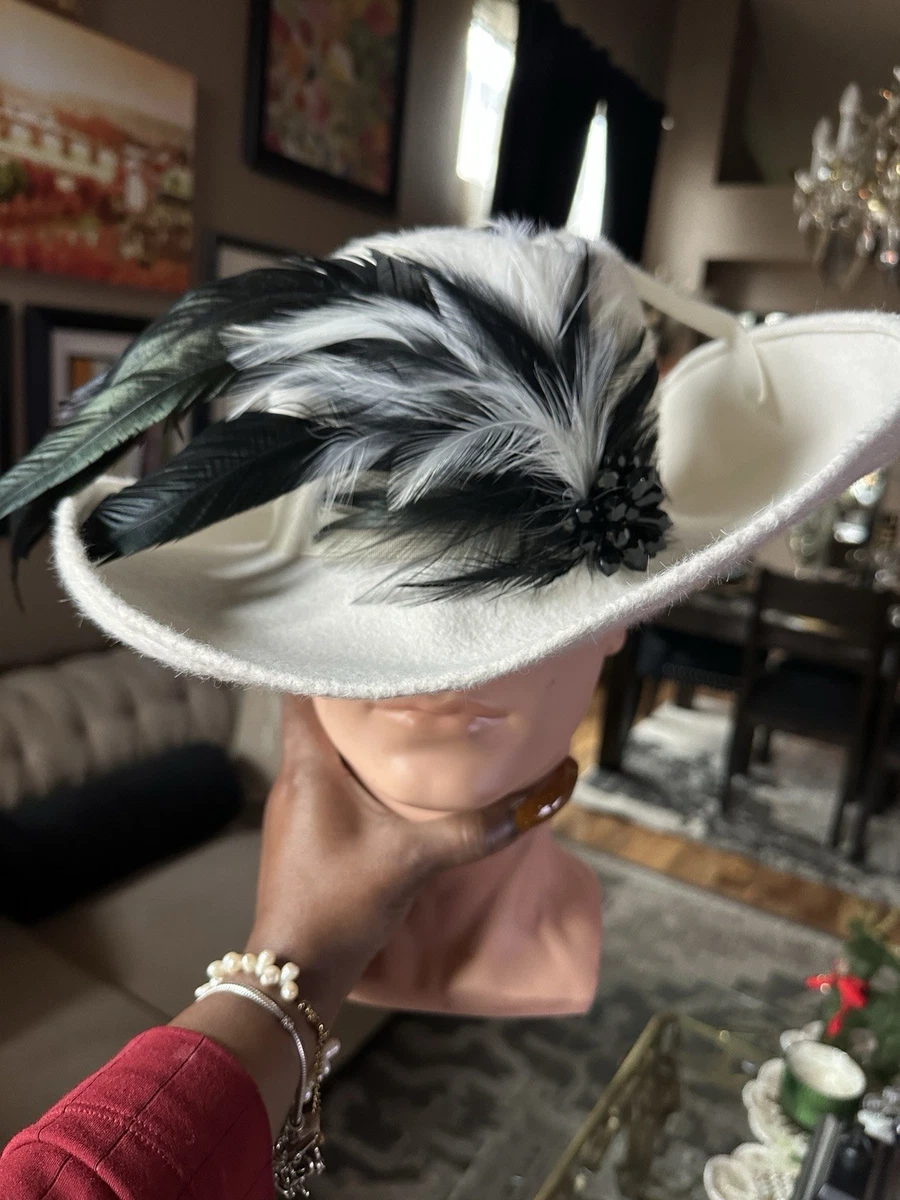 Wide Brim White 1960s Vintage Hats for Women for sale | eBay