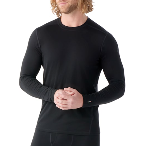 Smartwool All-Season Merino Wool Blend Base Layer Long Sleeve Black Men’s Large