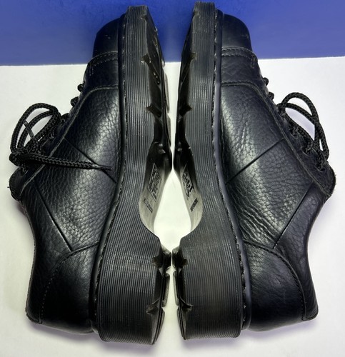 Dr Martens AirWair KEANI Womans Size 10 Black Leather Chunky Lace-Up Shoes Docs - Picture 6 of 13