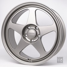 1 Rota Slipstream 18x8.5 44 5x114.3 73hub Matte Gray Wheelrim Civic Acura Wrx