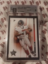 2003 Leaf Rookies & Stars #2 Michael Vick Graded 8