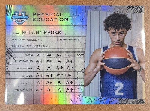 2024 Bowman Chrome U Nolan Traore Physical Education Certificate SSP