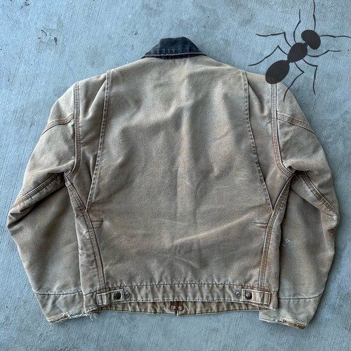 Vintage Y2K brown Carhartt J97 BRN Detroit work wear jacket - Picture 6 of 8