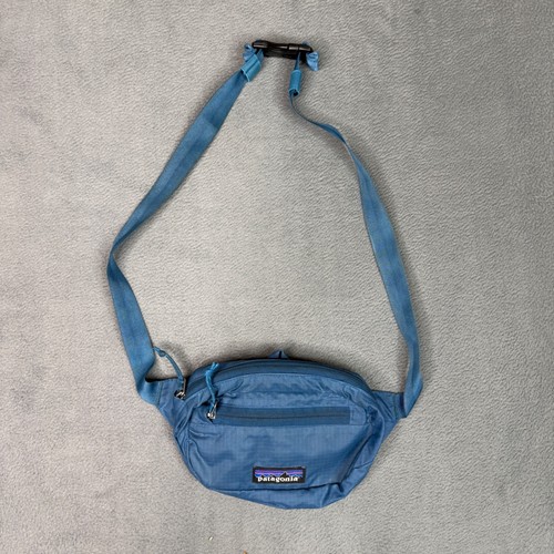 Patagonia Ultralight Black Hole Mini Hip Pack Blue Ripstop Waist Bag 1L 49447