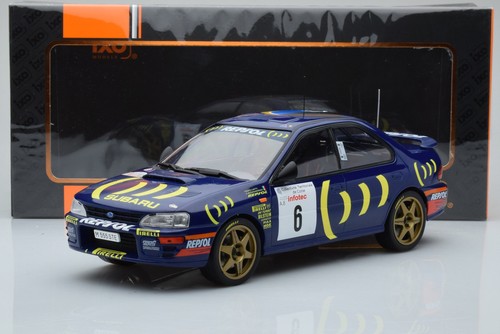 18RMC063C Subaru Impreza 555 n6 C Sainz P Liatti Rally TdC 1995 IXO 1/18 - Bild 6 von 6