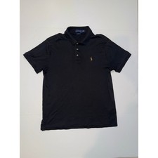 Polo Ralph Lauren "Custom Slim Fit" black polo shirt size large