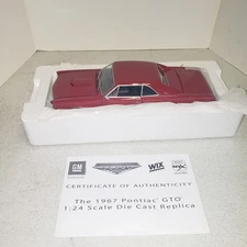 WIX 1967 Pontiac GTO The Great One 1/24 Scale Diecast Model Car Limited Edition
