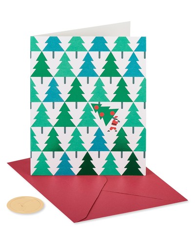 Papiro Cartoline di Natale in Scatola con Buste, Sii Allegro e Luminoso, Glitter-Fr... - Foto 6 di 7