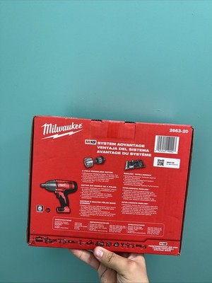 切手1 Milwaukee 2663-20 M18 18V Cordless Impact Wrench (Tool Only) for