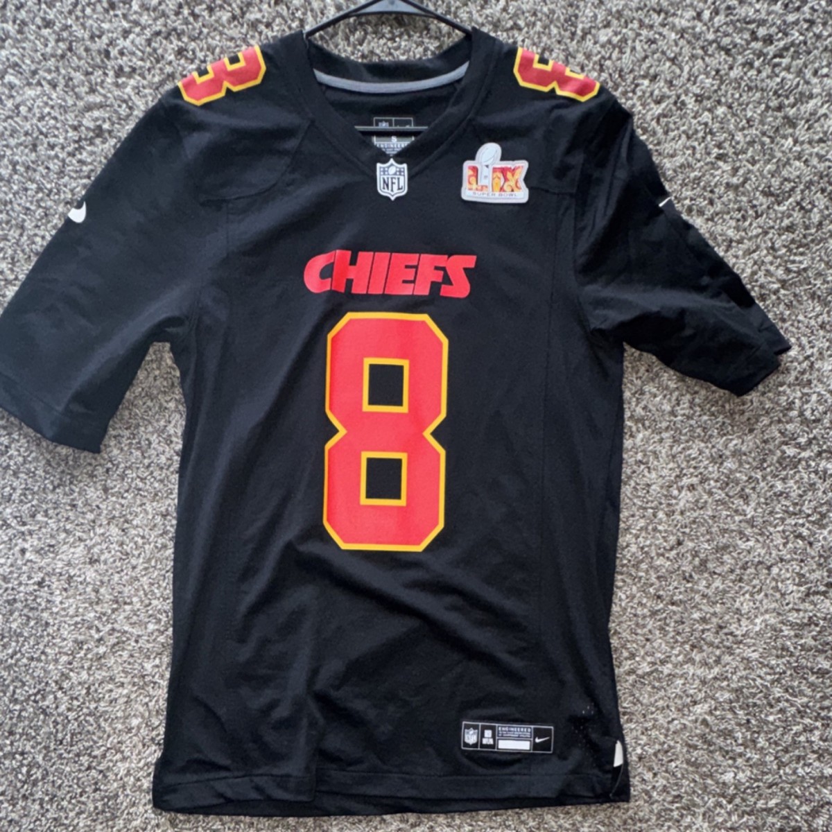 Nike Kansas City Chiefs DeAndre Hopkins #8 Super Bowl LIX Nike Kansas City Chiefs DeAndre Hopkins #8 Super Bowl LIX