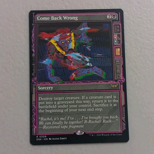 Come Back Wrong - Duskmourn: House of Horror MTG NM