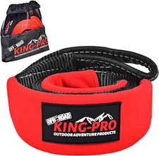 Tree Saver Strap 3In X 8Ft, Emergency Recovery Tow Strap 33,000Lbs Break Strengt