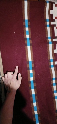 Las Cruces NM Crosses Teepee Logo Pendleton Home Collection Blanket 104"x 90" - Picture 13 of 24