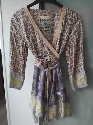 ODD MOLLY Wickelbluse Gr.1  S 34/36 Seide
