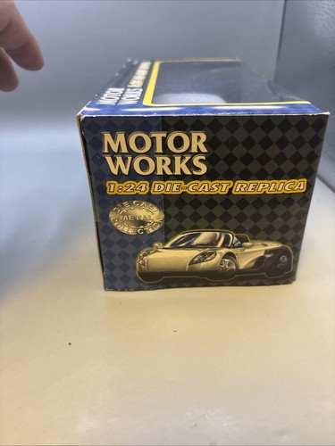 1955 Chevrolet Chevy Bel Air 1:24 Scale Diecast Model Motor Works Red White - Picture 7 of 13