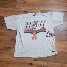 Vintage 90s OSU Oklahoma State Cowboys Wrap Around Men's XL T Shirt 1A