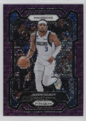 2023-24 Panini Prizm Fast Break Purple Prizm 64/75 Jaden Hardy #21 7n6