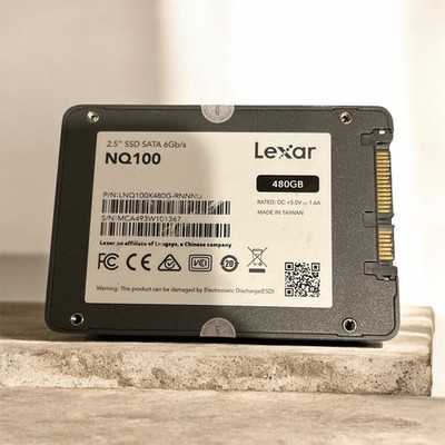 Lexar NQ100 480GB 2.5'' SATA III SSD   Tested, Fully Functional