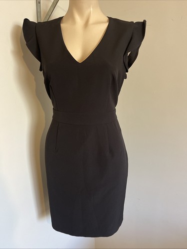 Tokito Little Black V Neck Dress Sz 12 - Picture 1 of 8