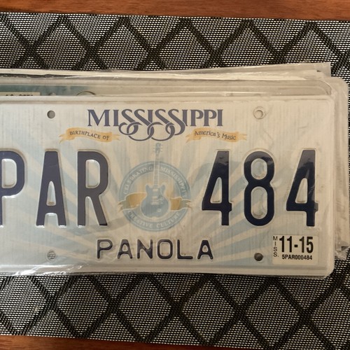 U S Af Number Plate Mississippi