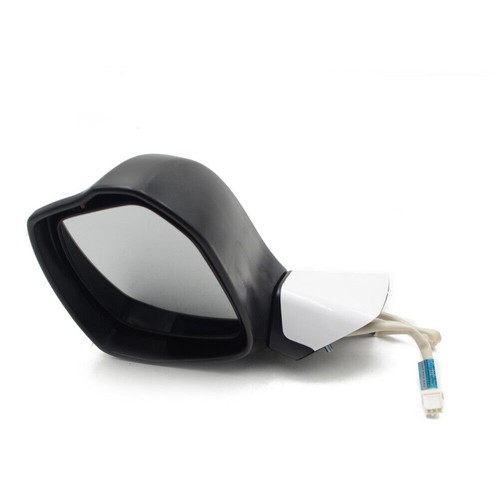 1Pair 3 Wire White Power Glass Side Mirror Fit For Honda Civic 12-15 O - Afbeelding 5 van 8