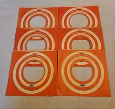 45 RPM 7" RECORD SLEEVES CO. SLEEVE 6 PACK SEE PHOTOS Capitol Records SLV330 