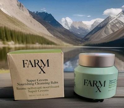 Avon FarmX Super Greens Cooling Cleanser Gel 3.04 oz New In Box Vegan Farm Rx