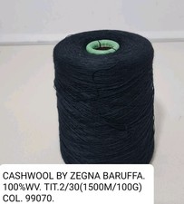 Filato yarn stock lot rocche Cashwool by Zegna Baruffa. 100%  merino.  645 g.