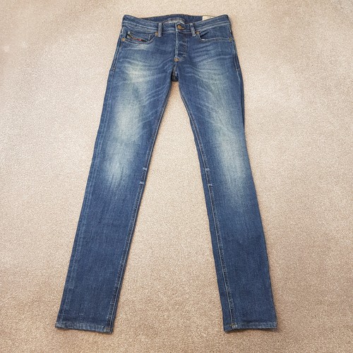 Diesel Mens Jeans 30x32 Blue Sleenker-X 082AB Stretch Skinny Slim Denim W30 L32 - Picture 1 of 11