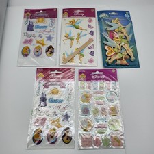 Disney sticker scrapbook lot tinkerbell princess one open package