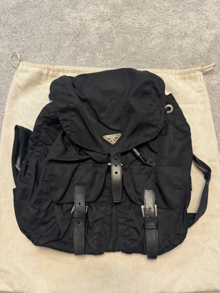 PRADA Vela Nylon Exterior Backpack Bags & Handbags for Women for