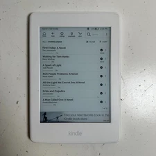 Amazon Kindle 7th Generation DP755DI White 6" LCD Display Bluetooth eBook Reader