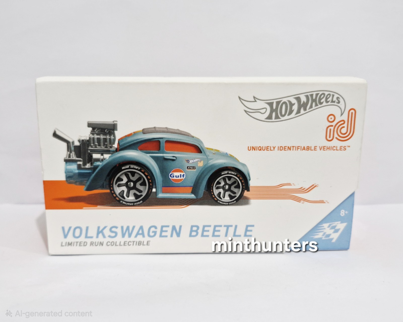 2018 HOT WHEELS ID VOLKSWAGEN BEETLE GULF LIMITED RUN