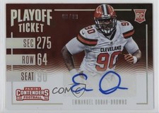 2016 Panini Contenders Playoff Ticket 68/99 Emmanuel Ogbah #263 Auto 0m0