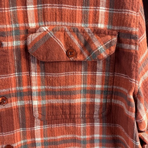 Mountain Warehouse Men Plaid Flannel Shirt Size XL Long Sleeve Cotton Pockets - Picture 3 of 10