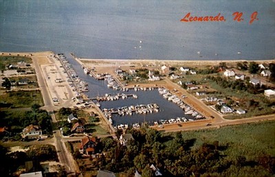 Leonardo Yacht Basin Aerial View Postcard