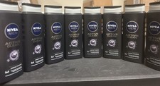 8 BOTTLES Nivea Men Active Clean Charcoal 3 in 1 Shower Gel, 500 g
