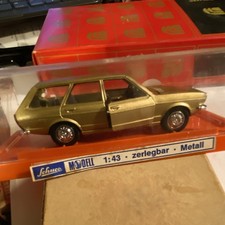 Schuco 1:43 301 619 Variant VW Passat L Diecast Car Gold Metall, Doors