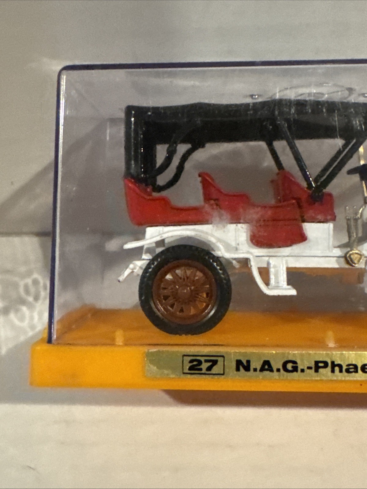 Ziss Euro Modell NAG Phaeton 1904 Diecast White With Case Made In Germany