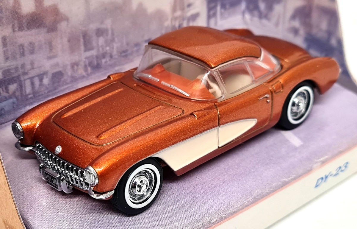 Dinky 1/43 - Chevrolet Corvette C1 1956 Copper DY-23B Diecast Scale Model Car