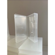 25 Empty Cassette Tape Cases Norelco Style Clear Plastic Replacement Bulk Pack