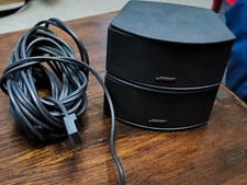 Pair Bose Gemstone Speakers AV321 3-2-1 GS/GSX Cinemate Series 1 II III Graphite