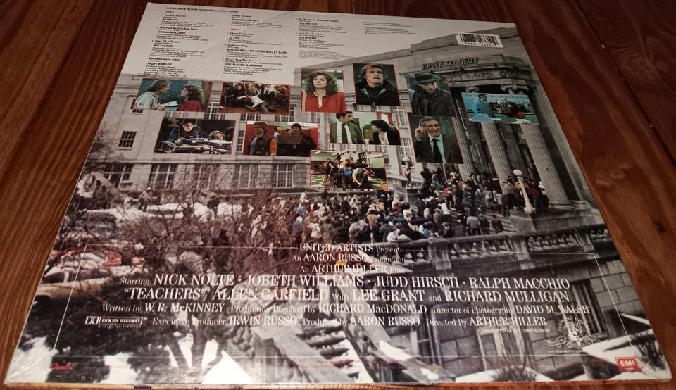 Teachers SEALED PROMO Original Soundtrack From The Motion Picture Vinyl LP 1984 - Image 4 of 4