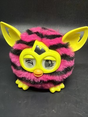 Furby Boom Furblings Pink Black Stripes 2013 Hasbro Toy Works New Batteries