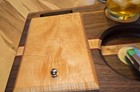 Wood Cigar Humidor Box w/ Hinged Lid, Ashtray/Cigar Rest, Hidden Compartment — photo 5