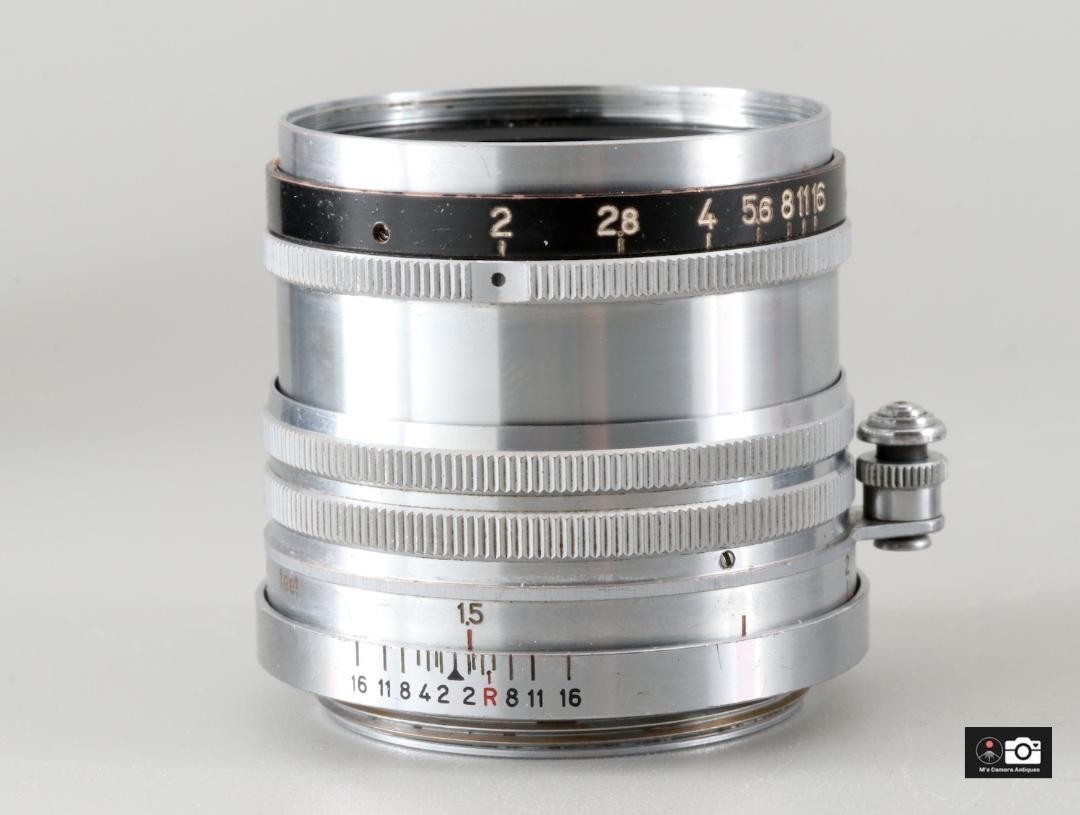 Nikon Nikkor H 5cm f/2 Black Belt Leica L39 Lens w/ Caps