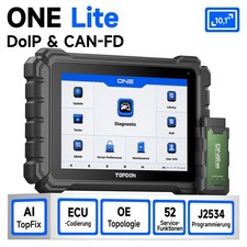 TOPDON One Lite Pro KFZ OBD2 Diagnoseger�t Scanner ECU Codierung Deutsch VW BMW