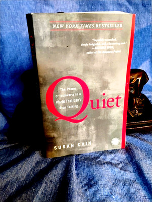 QUIET,     PB 1ST EDITION, POWER OF INTROVERTS, SUCCESSFUL NOT LOUDEST, G, CAIN
