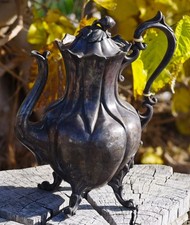 ANTIQUE Reed & Barton COFFEE POT Silverplate Made in USA 1890's ART NOUVEAU